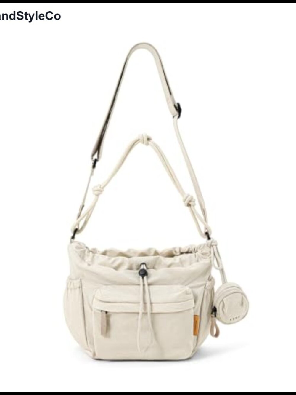 Lightweight Nylon Crossbody Bag Women Travel Puffy Shoulder Purse Anti-Theft
